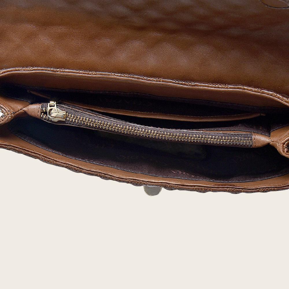 Cuadra Crossbody en piel genuina de bovino para dama Últimos 3 días