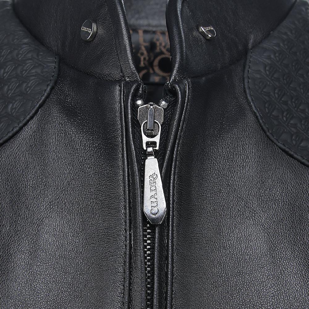 Cuadra Chaleco en piel genuina de ovino para dama Última moda