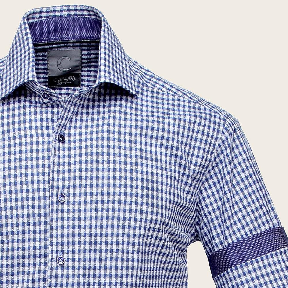 Cuadra Camisa Cuadra signature para caballero En línea