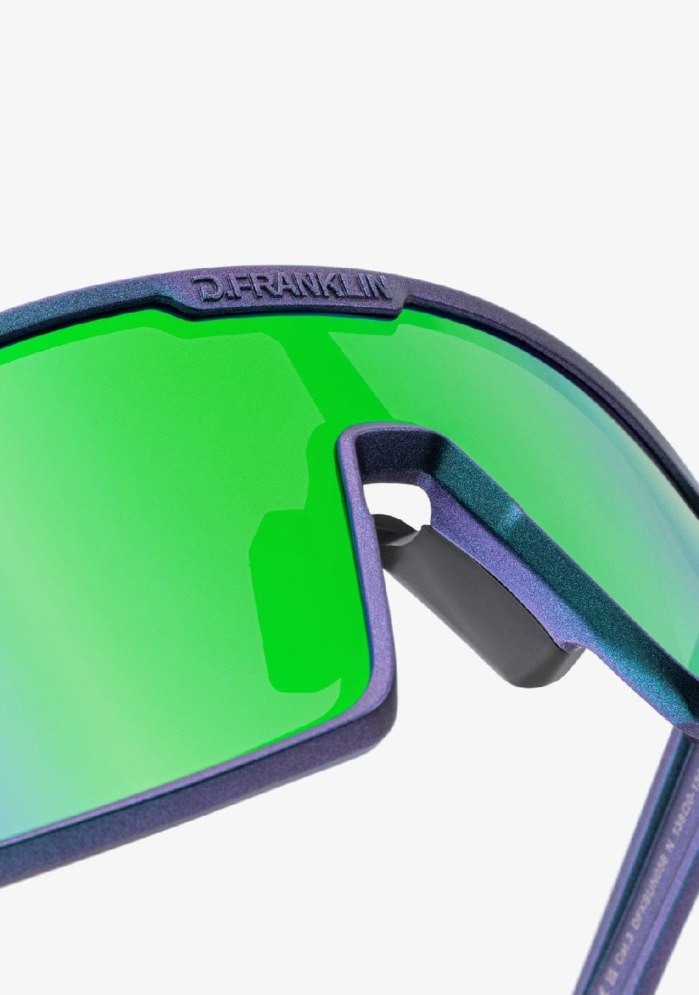 D.franklin Wind Limited Iridiscent Navy / Green Libre de impuestos