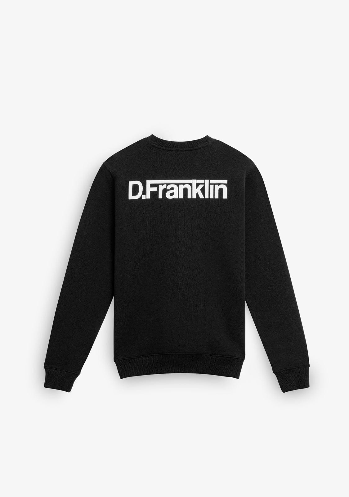 D.franklin Crewneck Racing Club Sweatshirt Black Liquidación