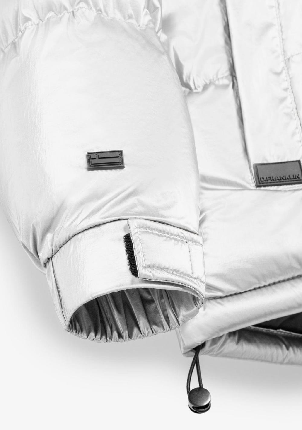 D.franklin Puffer Jacket Light Grey Promoción por tiempo limitado