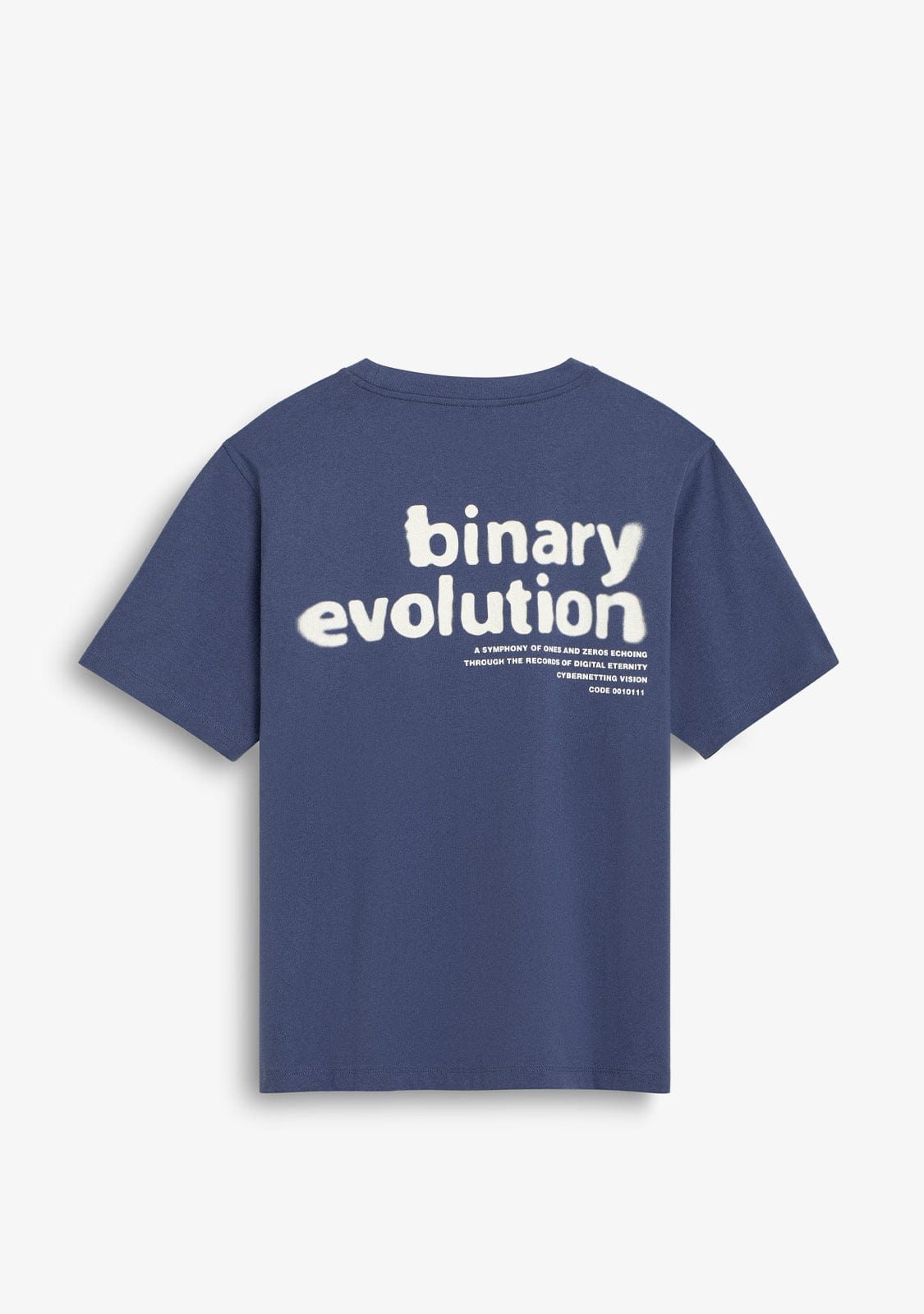 D.franklin Binary Tee Blue Solo hoy