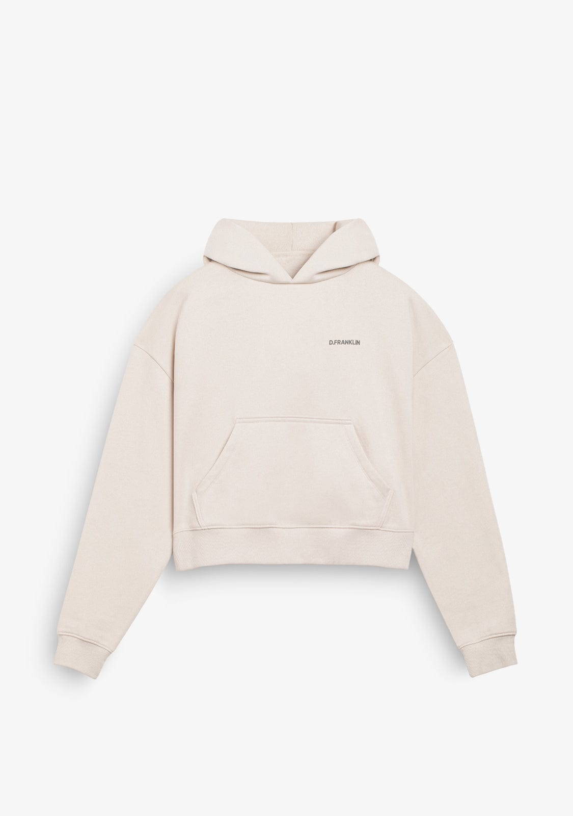 D.franklin Worldwide Crop Hoodie Ice Grey Solo queda un día