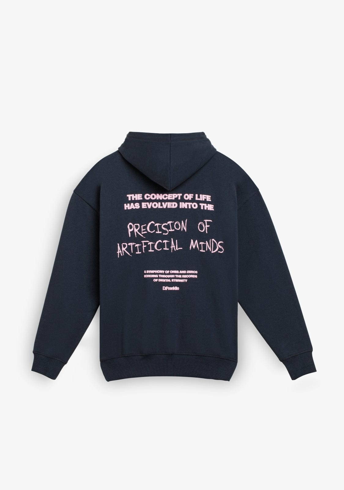 D.franklin Eternity Oversize Hoodie Grey Grandes descuentos