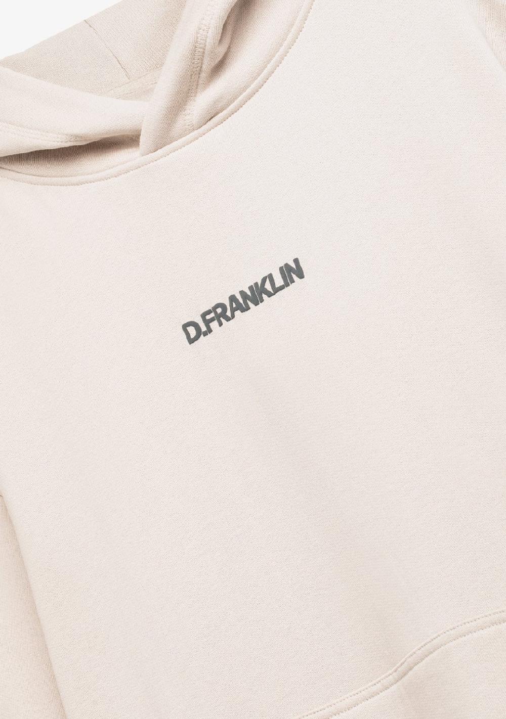 D.franklin Classic Oversize Hoodie Ice Grey Envío internacional gratuito