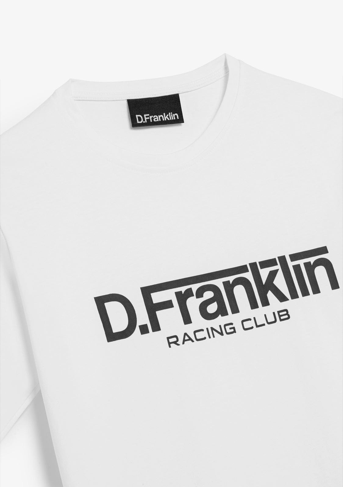 D.franklin Racing Club Tee White Ahorra y exporta