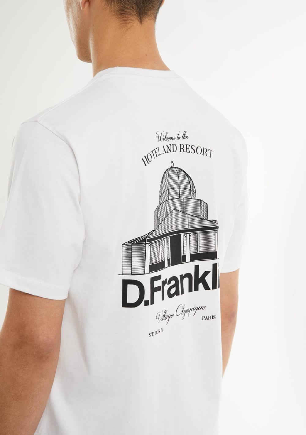 D.franklin St. Denis T-Shirt White / Black Descuentos del mes