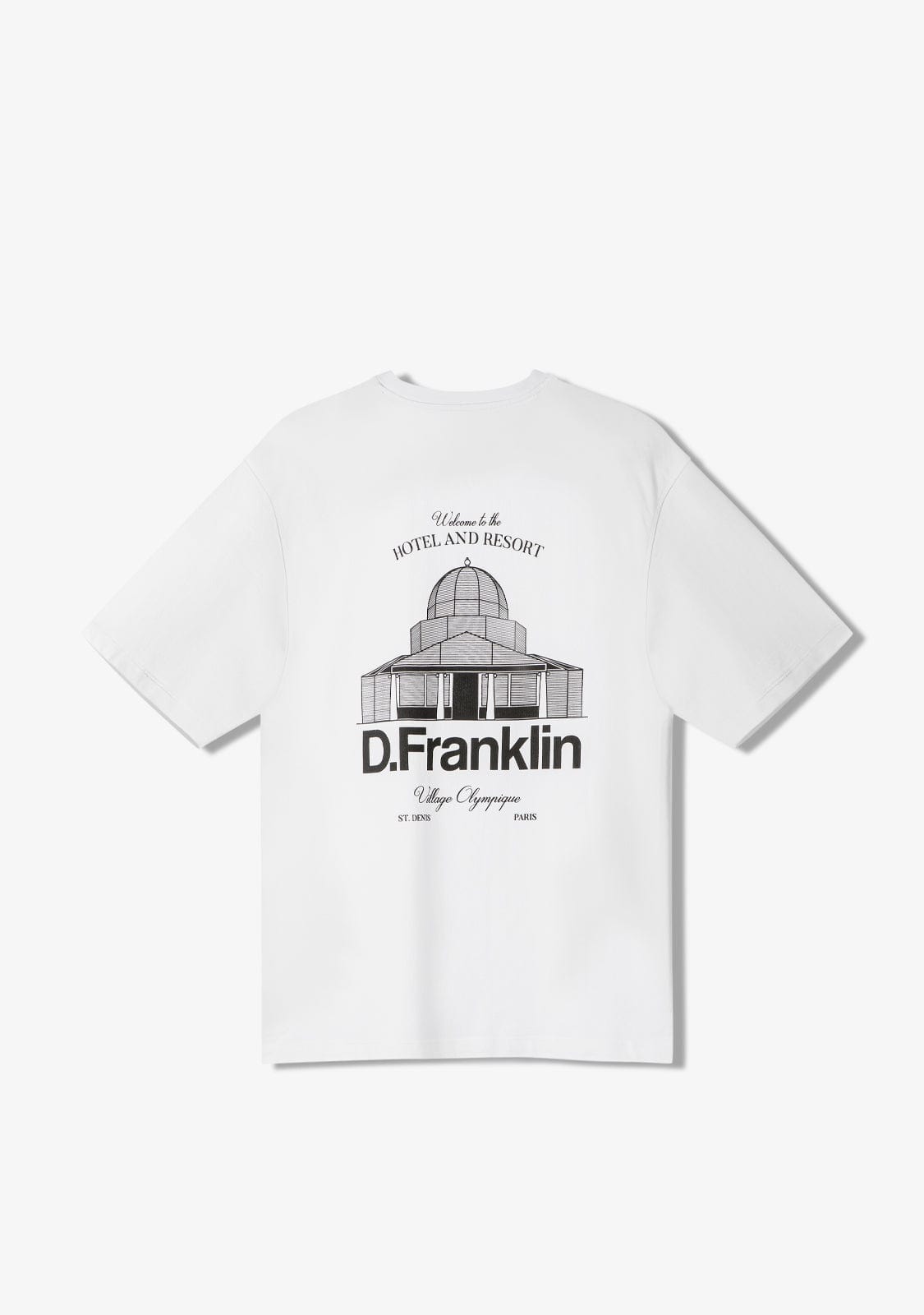 D.franklin St. Denis T-Shirt White / Black Descuentos del mes