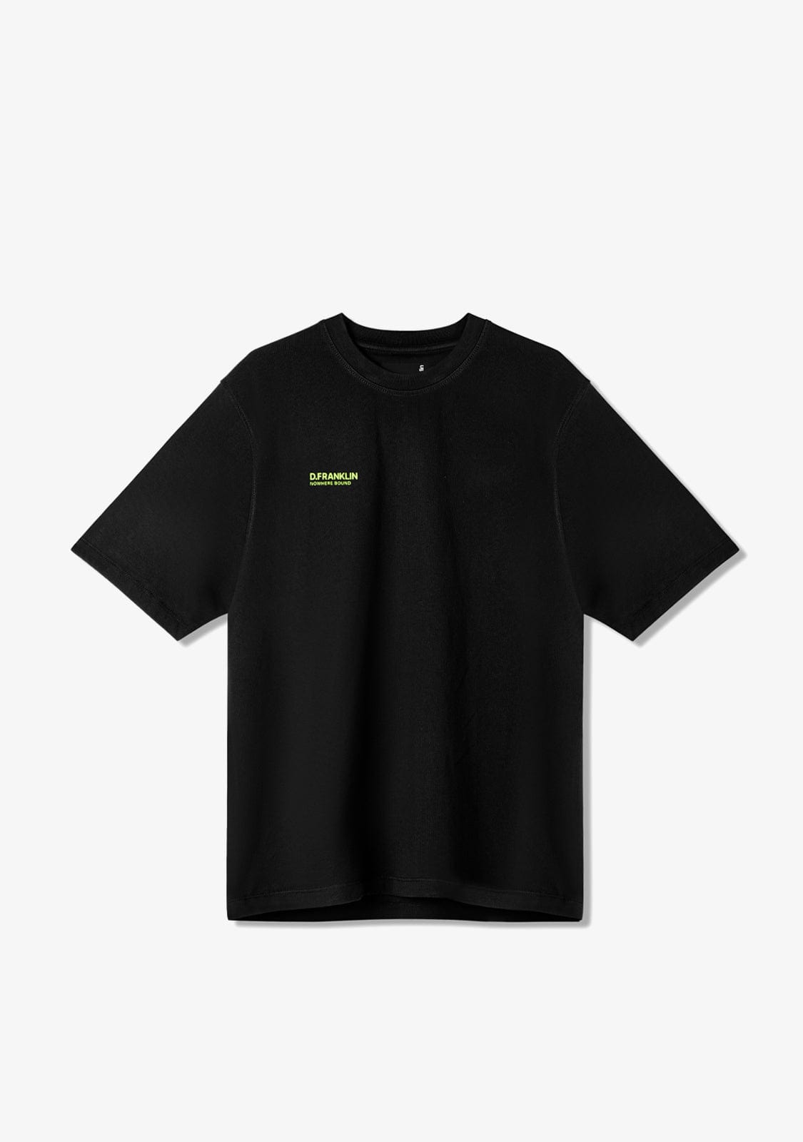 D.franklin Nowhere Bound T-Shirt Black / Lime Rebajas de fin de temporada