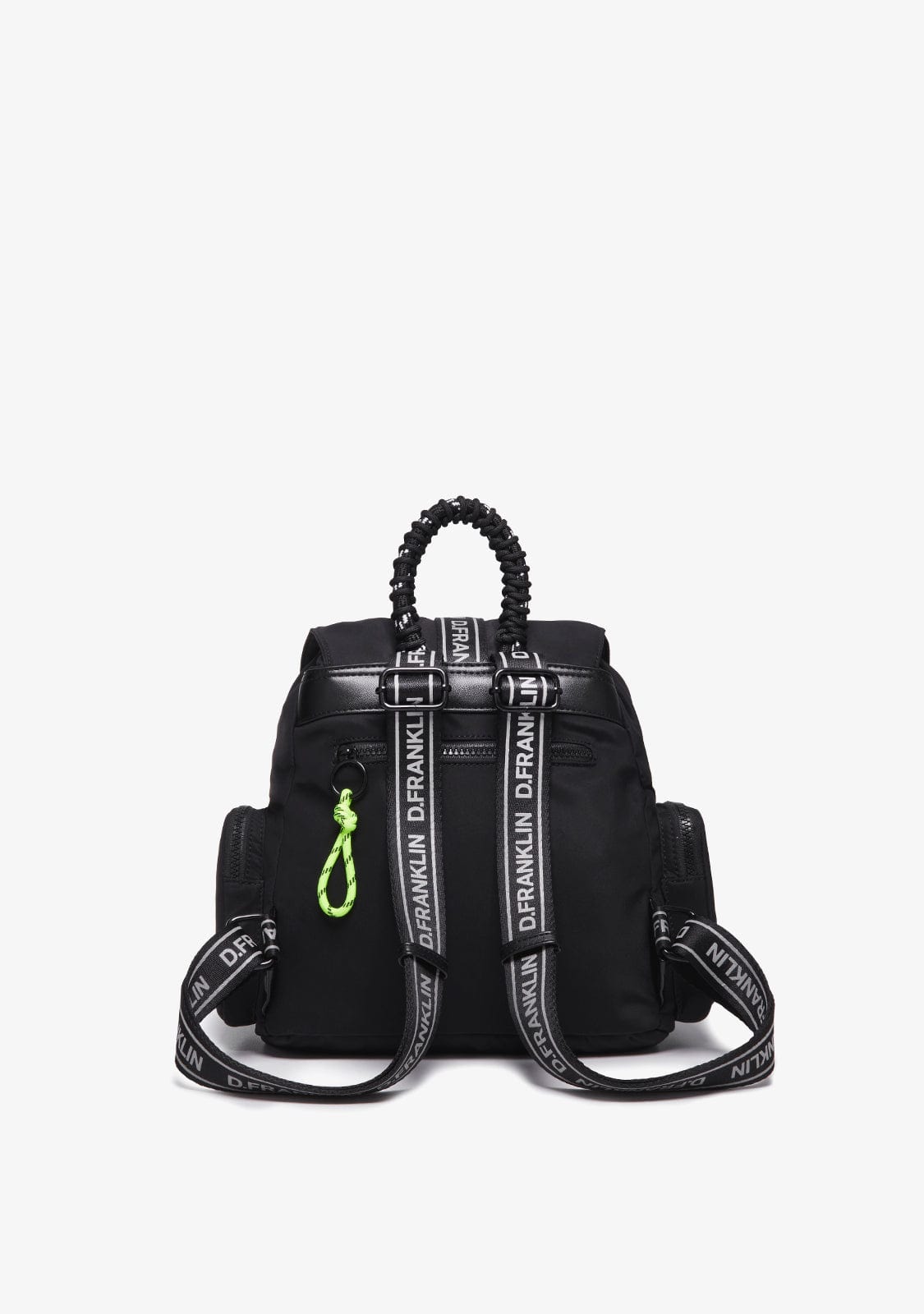 D.franklin Bomb Flap Backpack Black En oferta