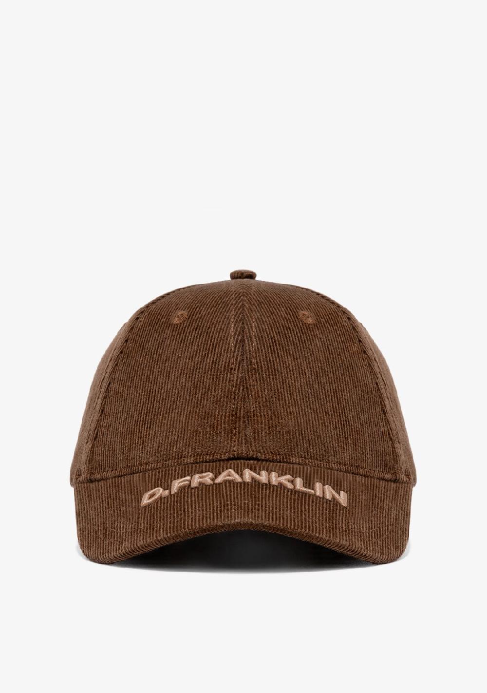D.franklin Basic Cord Cap Brown Grandes ahorros