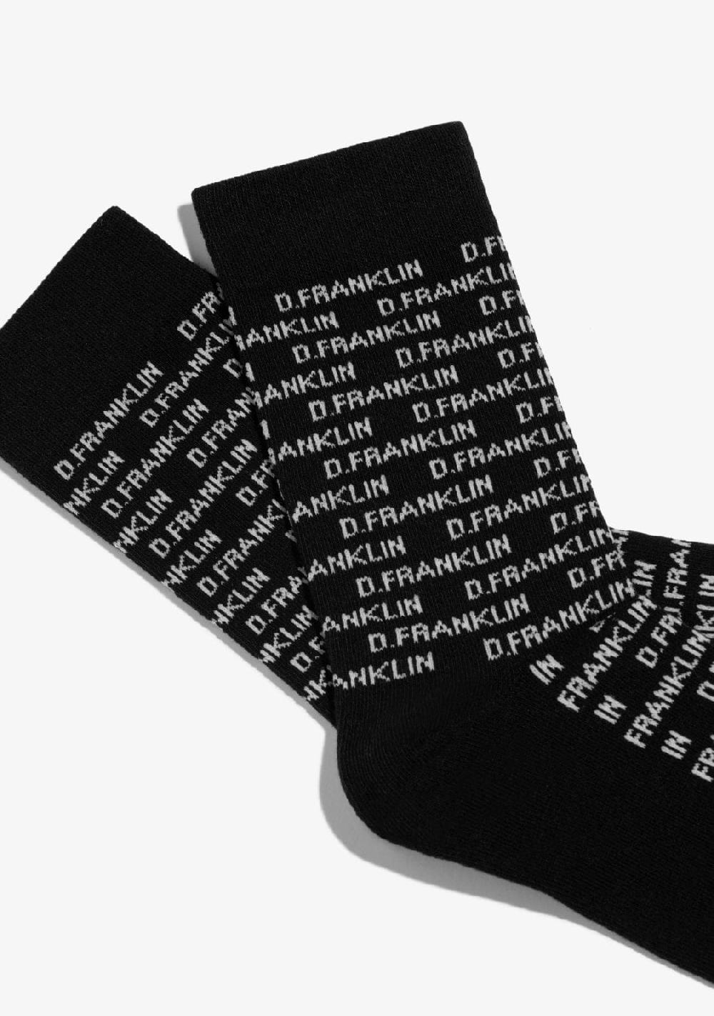 D.franklin DF Capital Socks Black Rebajas de fin de temporada