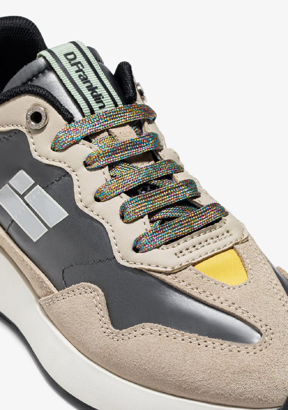 D.franklin Iridescent Multi Shine Shoelaces 2025