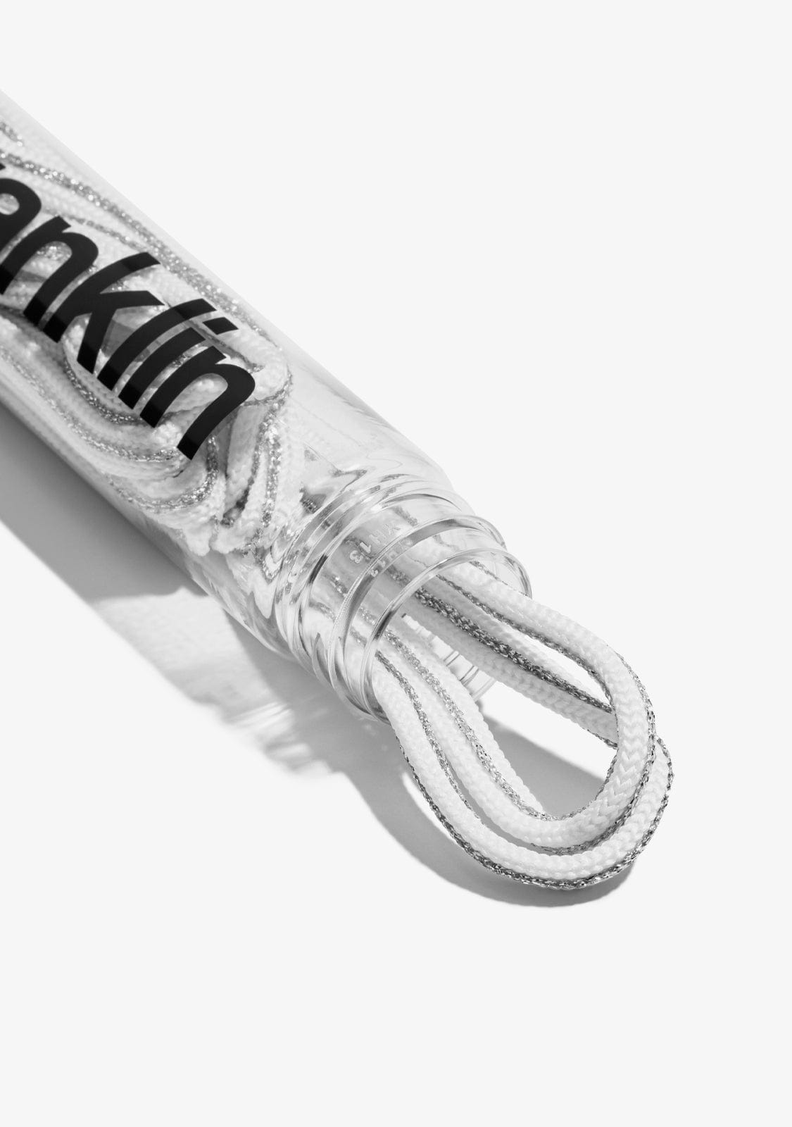 D.franklin White / Silver Metal Tip Shoelaces En línea