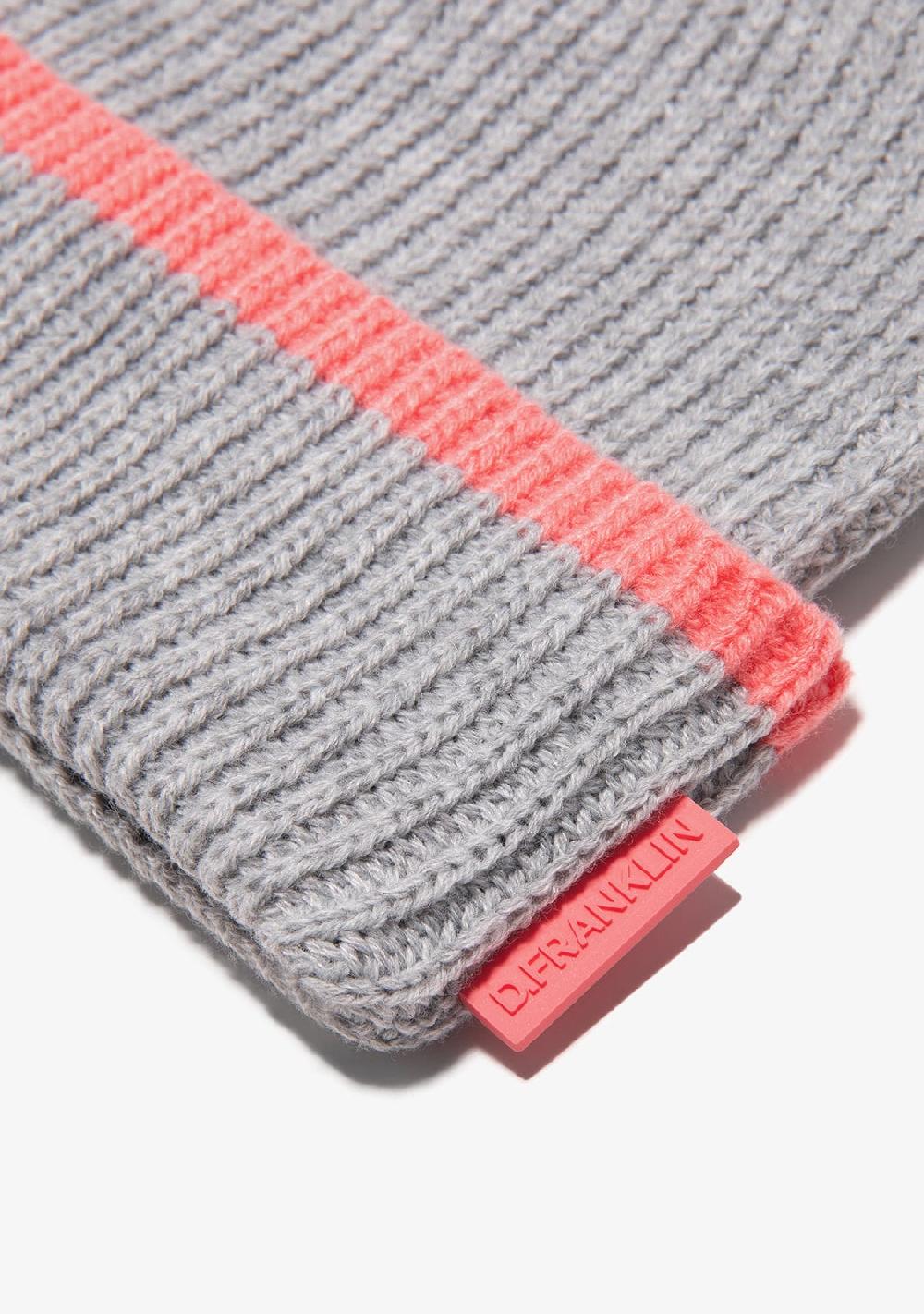 D.franklin Nordic Bomb Hi Top Beanie Heather Grey Outlet