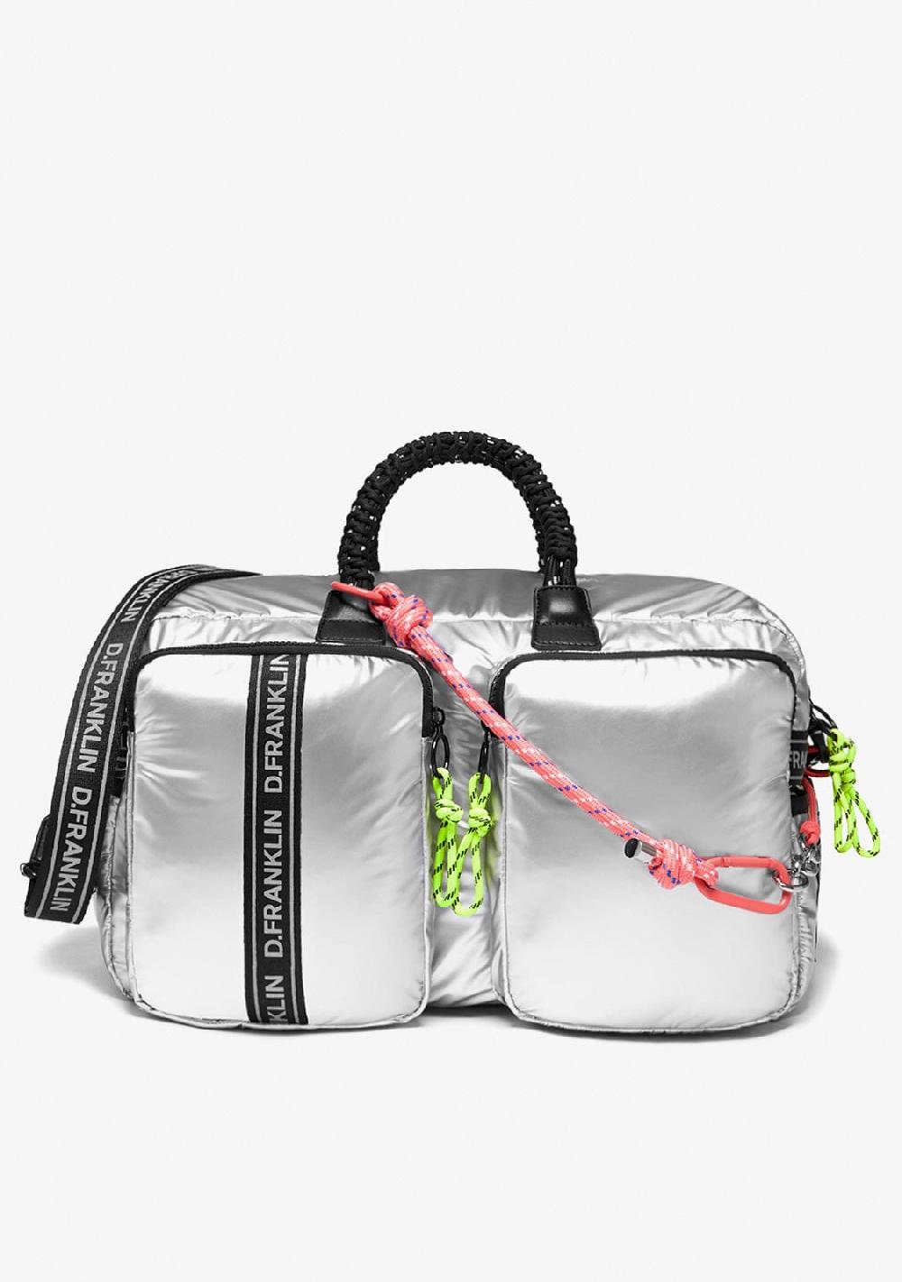 D.franklin Bomb Weekender Silver Rebajas de fábrica