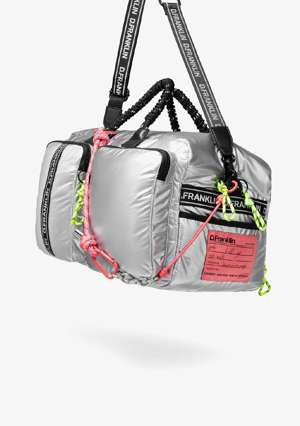 D.franklin Bomb Weekender Silver Rebajas de fábrica
