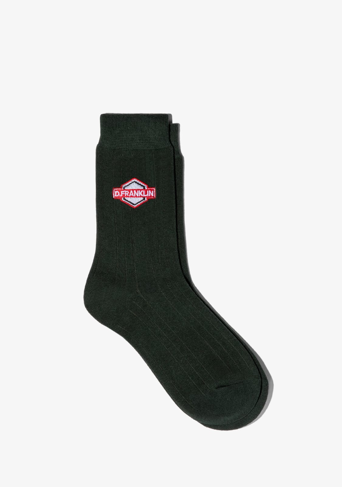 D.franklin DF Patch Socks Green Descuento