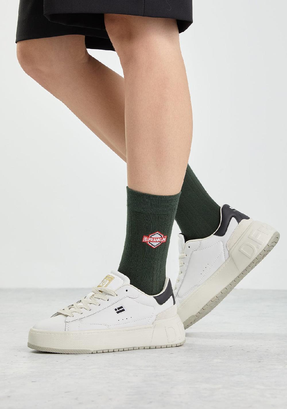 D.franklin DF Patch Socks Green Descuento