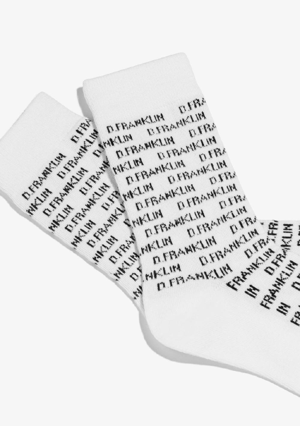 D.franklin DF Capital Socks White Liquidación