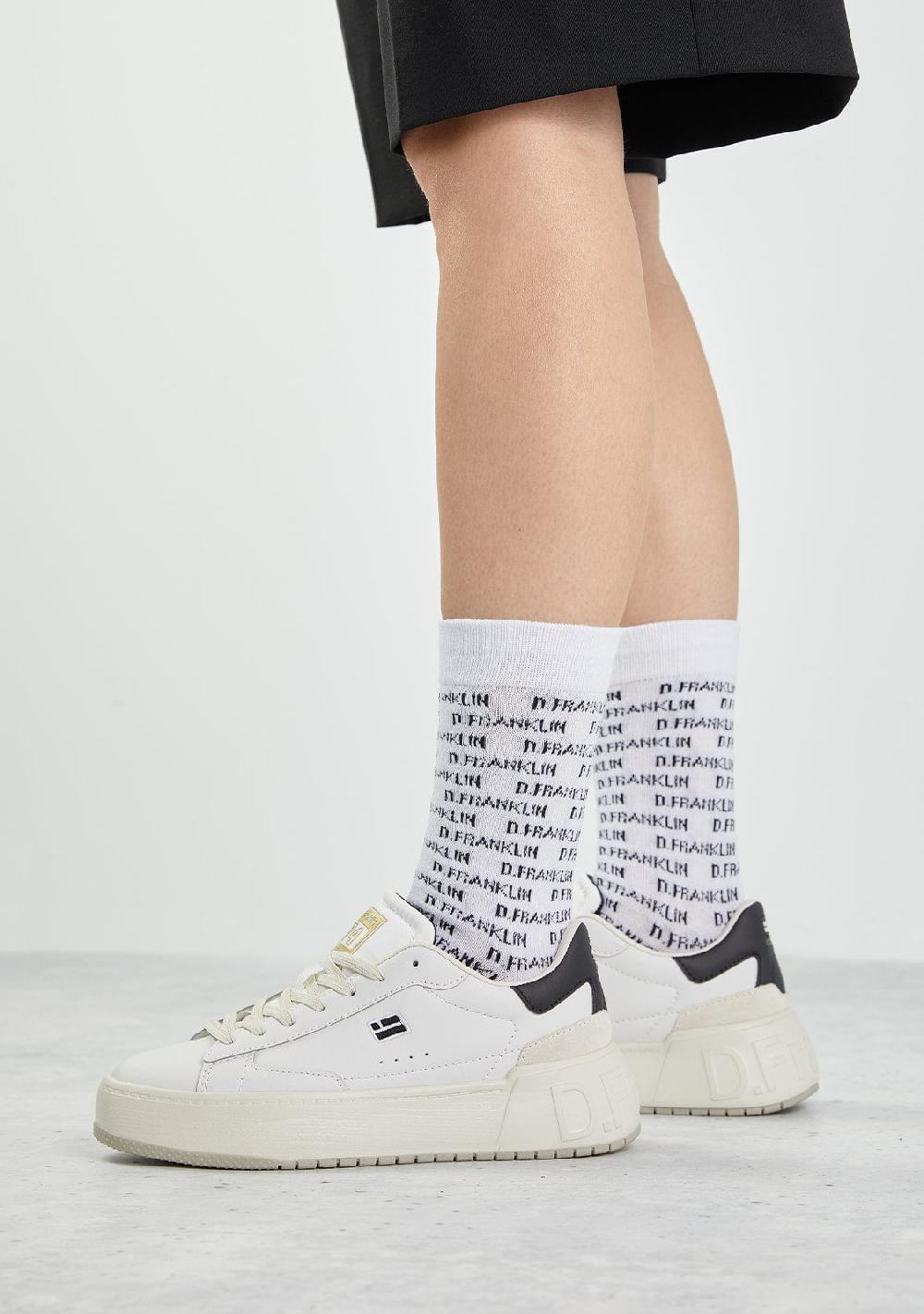 D.franklin DF Capital Socks White Liquidación