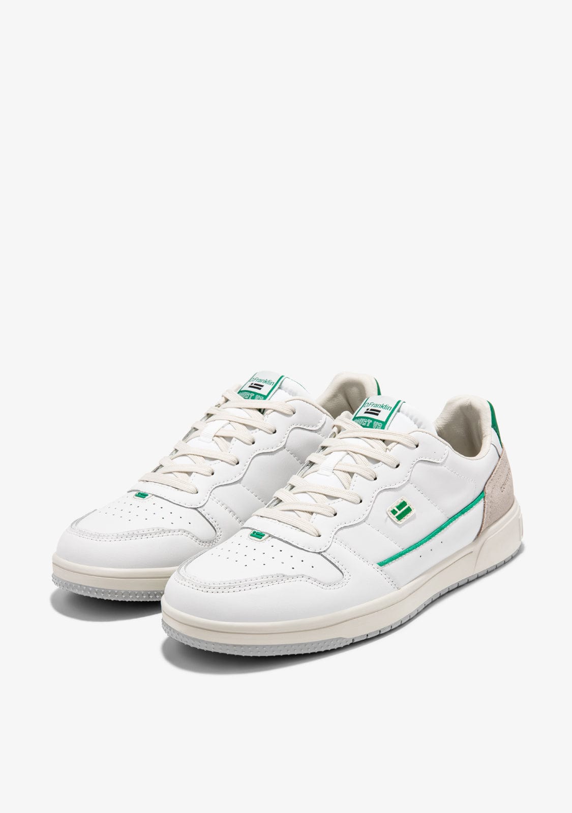 D.franklin Court V2 Flag Basic White / Green Último día