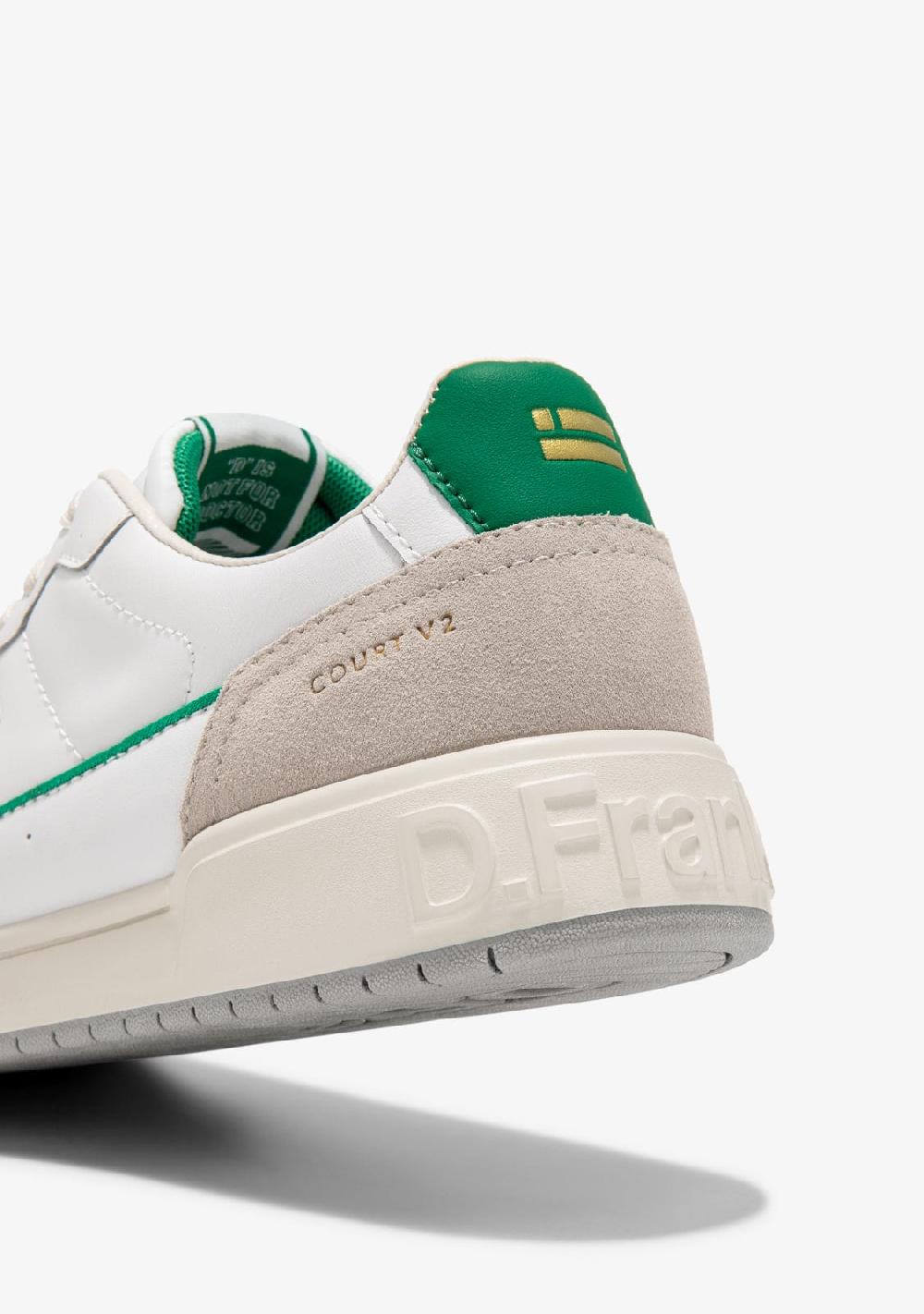 D.franklin Court V2 Flag Basic White / Green Último día