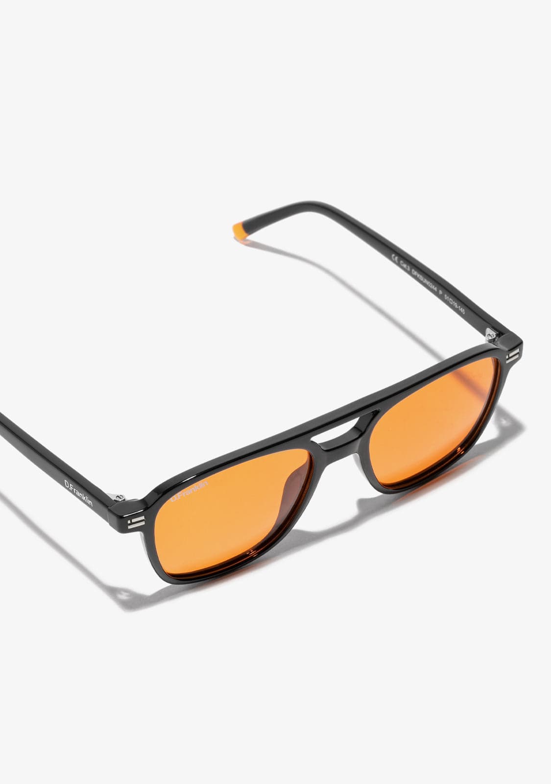 D.franklin Jackson Square Shiny Black / Orange Descuentos del mes