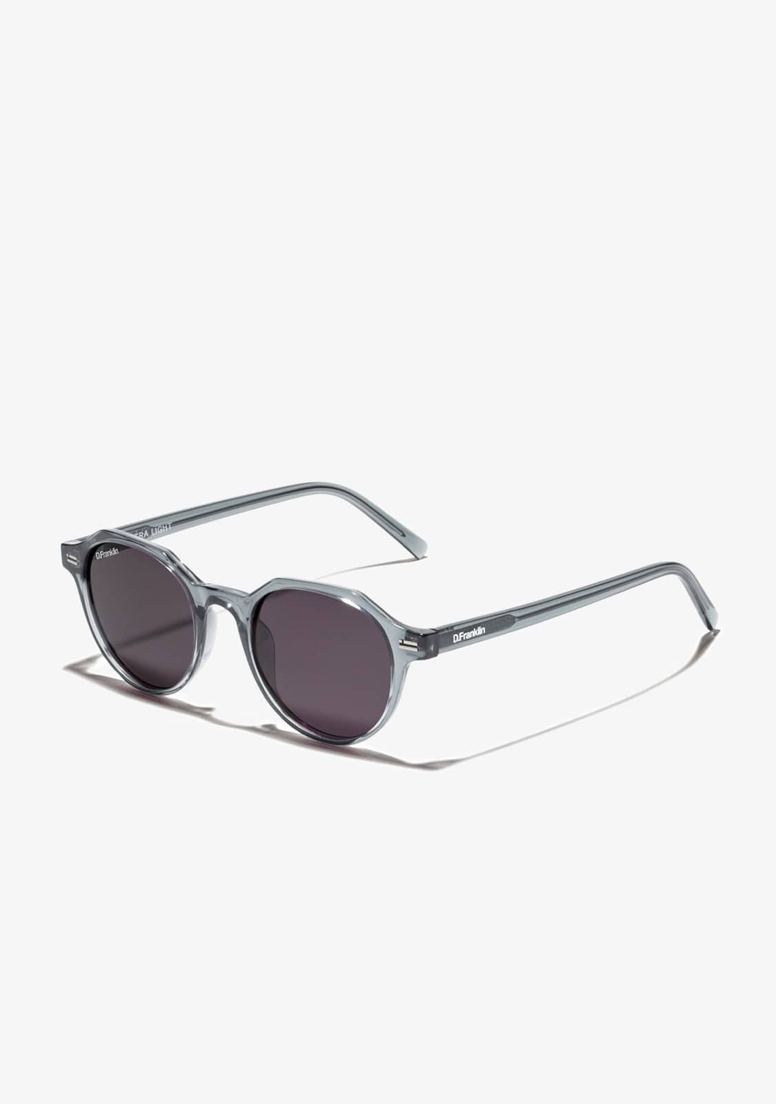 D.franklin Ultra Light S Round Crystal Grey / Black Última moda