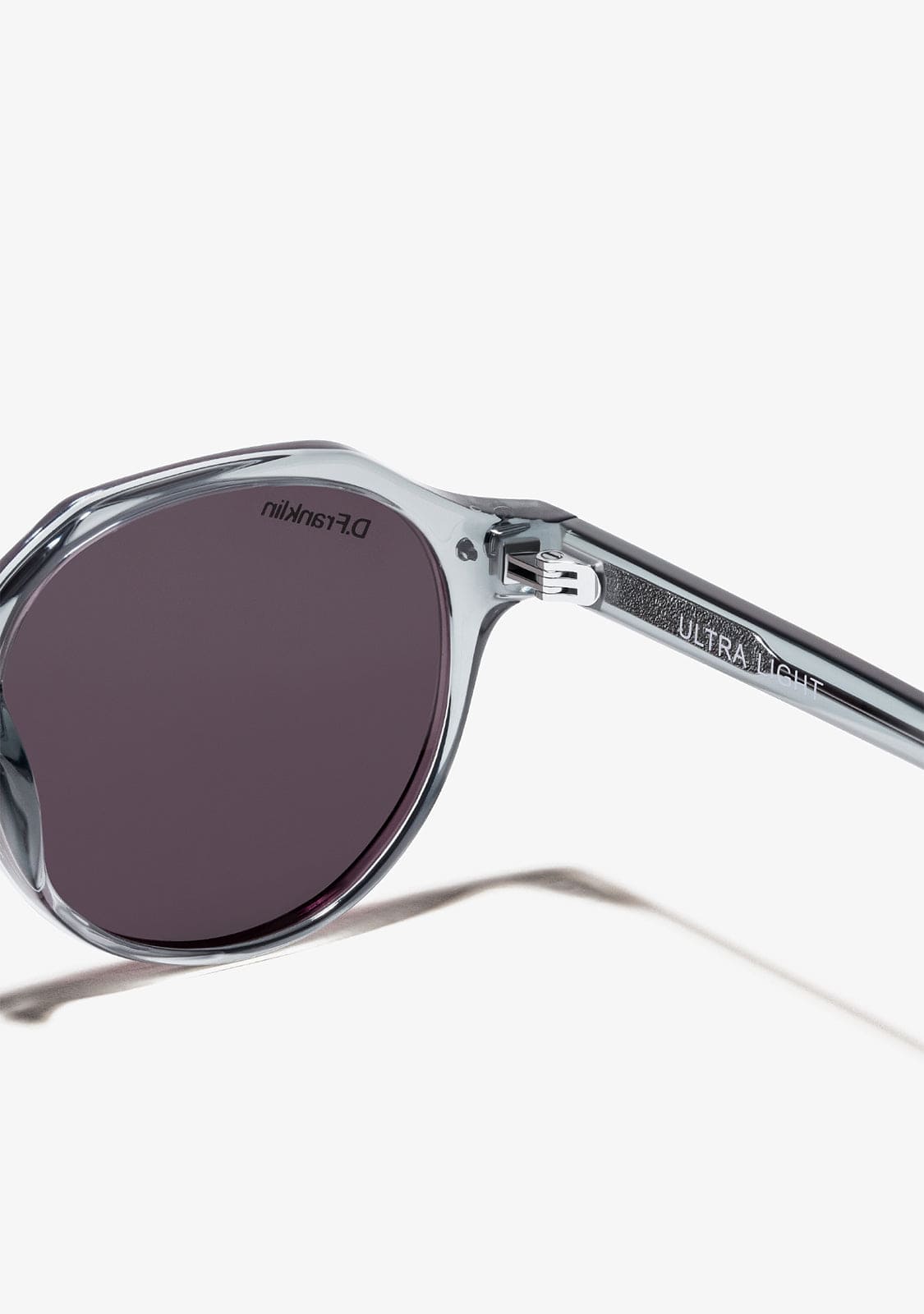 D.franklin Ultra Light S Round Crystal Grey / Black Última moda