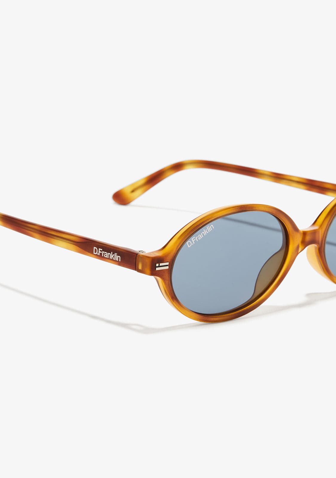 D.franklin Ultra Light Ellipse Amber Tort / Blue Envío internacional gratuito