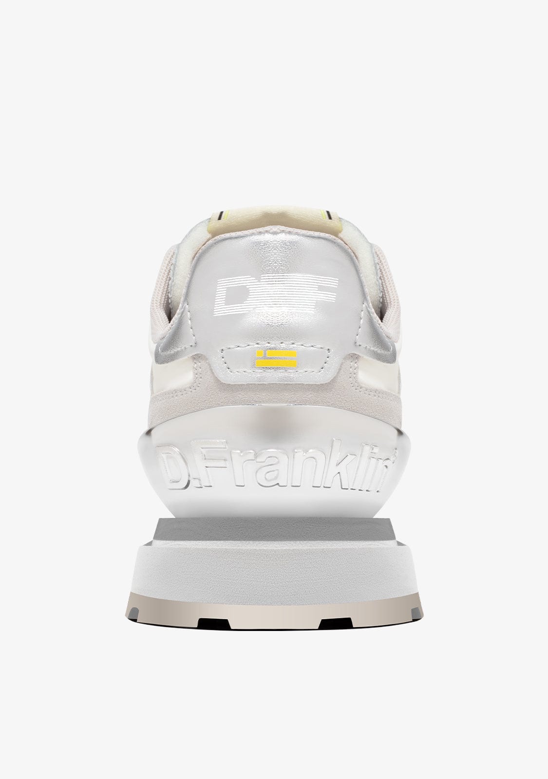 D.franklin Vibla Zig Patch White / Silver Descuento por venta flash