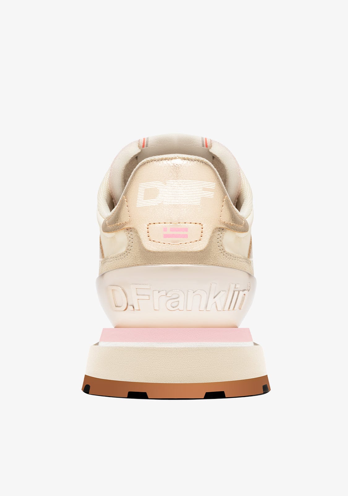 D.franklin Vibla Zig Patch Beige / Gold Ofertas de temporada