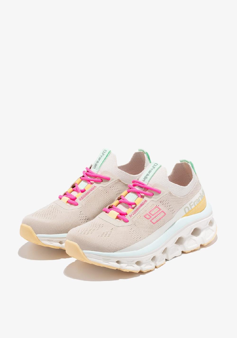 D.franklin Aero Sneakers Mesh Sand Venta caliente