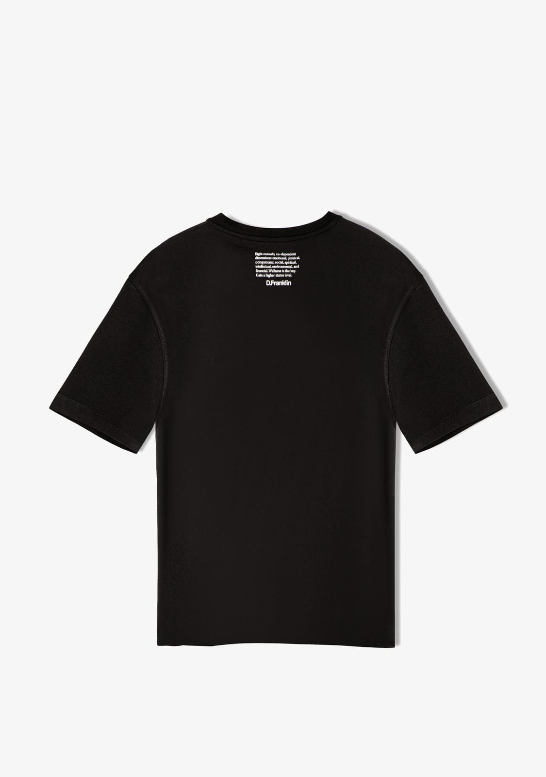 D.franklin St. Denis Village T-Shirt Black / White Grandes descuentos