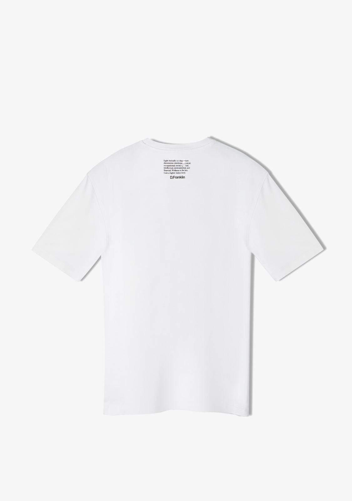 D.franklin St. Denis Village T-Shirt White / Black Liquidación