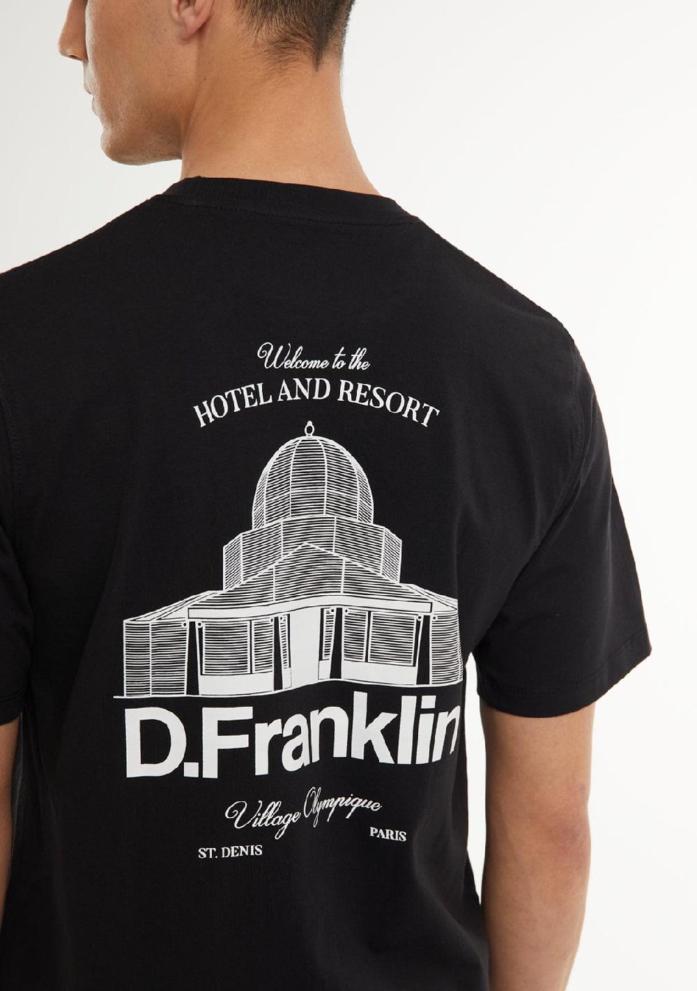 D.franklin St. Denis T-Shirt Black / White Envío internacional gratuito