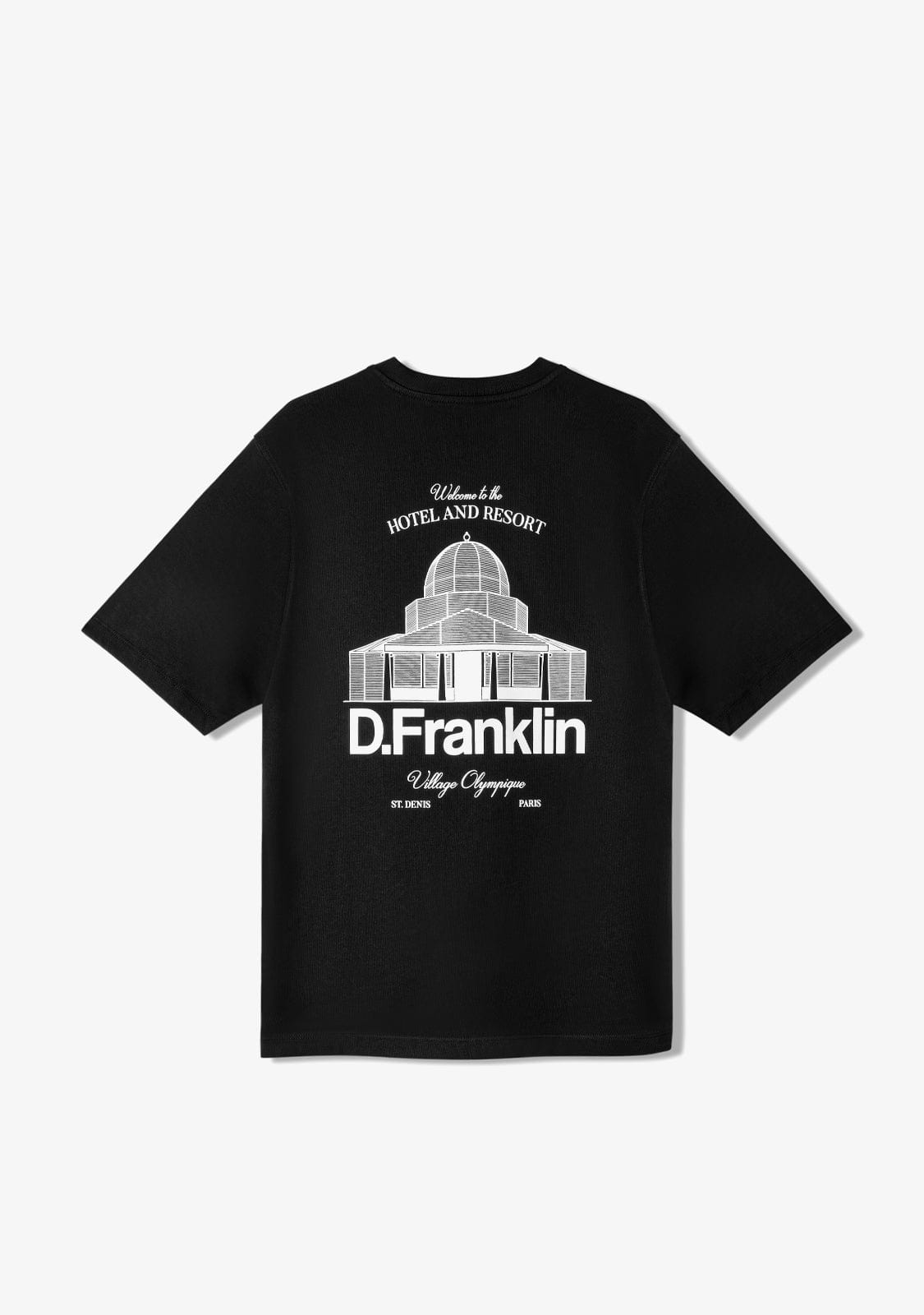 D.franklin St. Denis T-Shirt Black / White Envío internacional gratuito