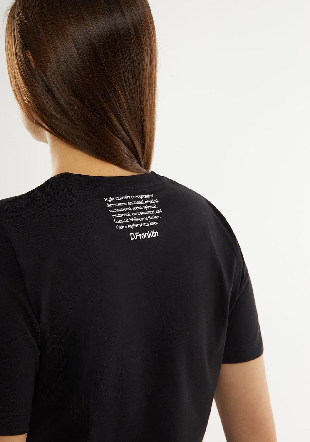 D.franklin St. Denis Club T-Shirt Black / White Tienda de fábrica