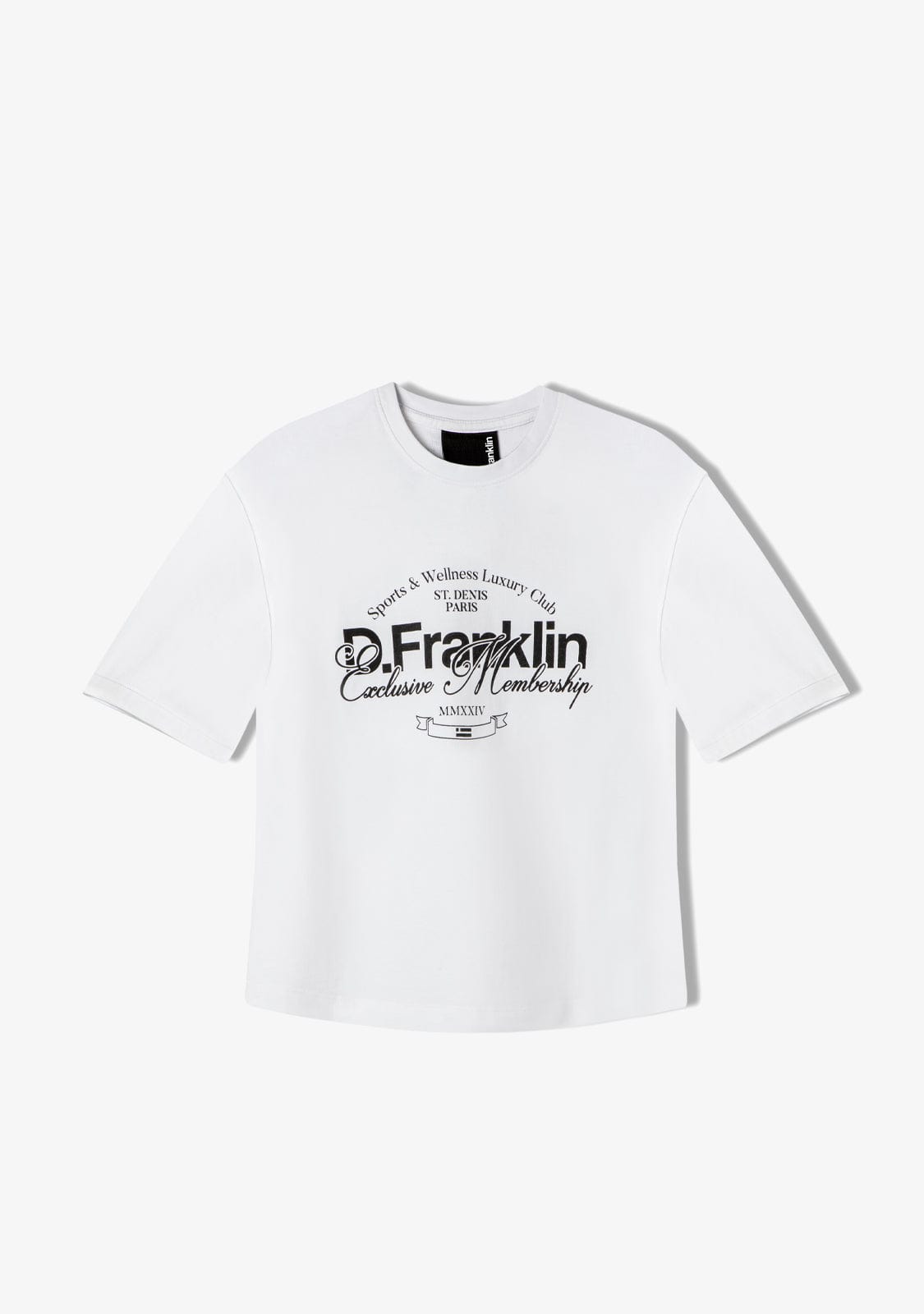 D.franklin St. Denis Club T-Shirt White / Black Limitado a 3 días