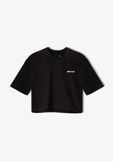 D.franklin St. Denis Cropped T-Shirt Black / White Ahorra y exporta
