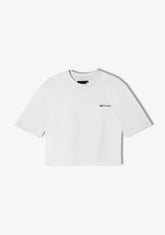 D.franklin St. Denis Cropped T-Shirt White / Black Precios de Black Friday