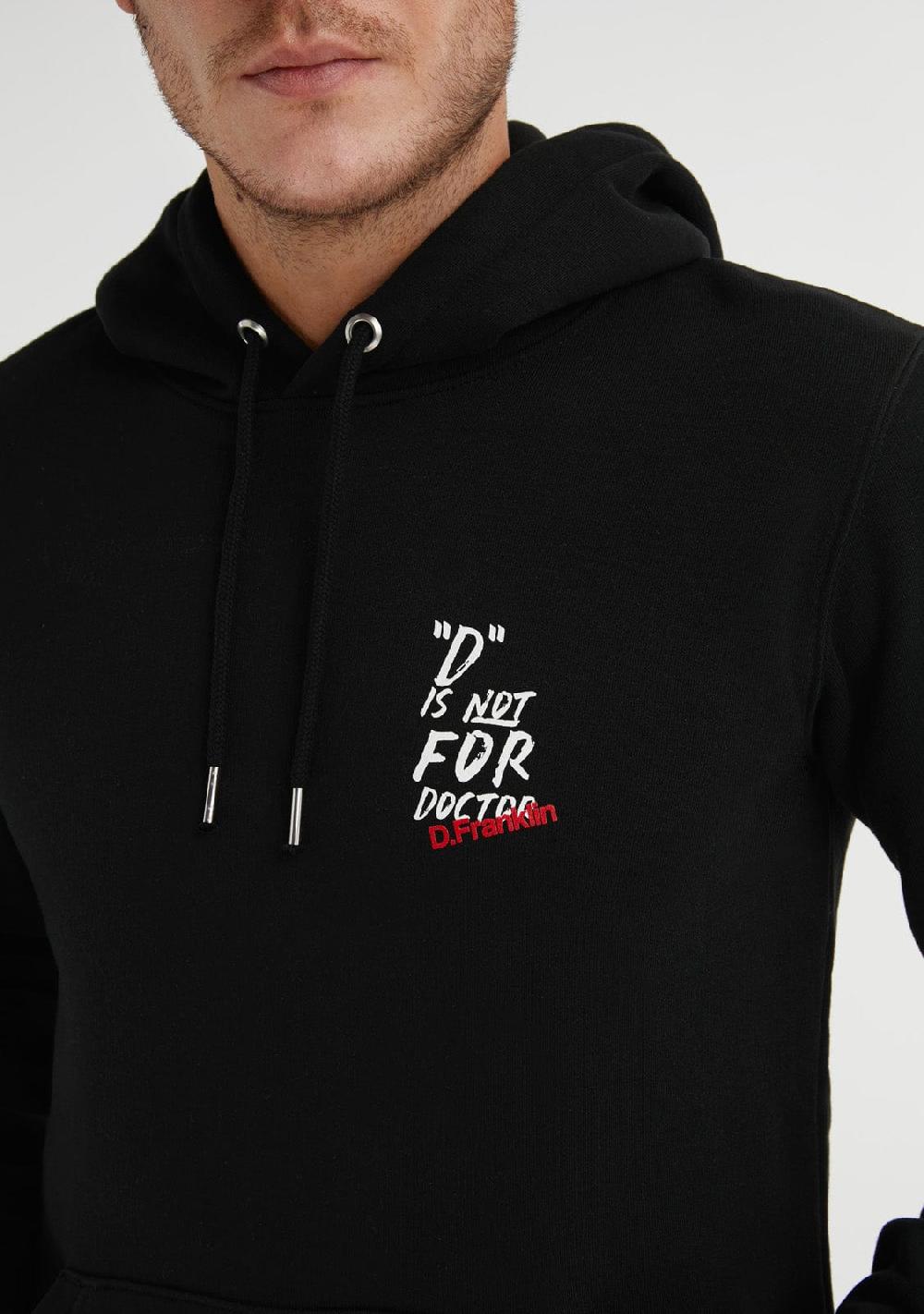D.franklin D Is Not For Doctor Hoodie Black Outlet