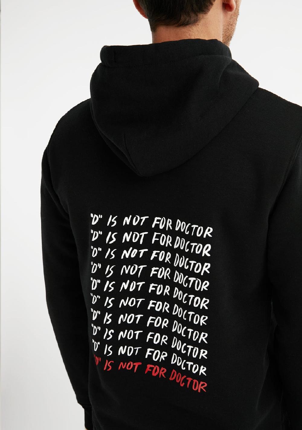 D.franklin D Is Not For Doctor Hoodie Black Outlet