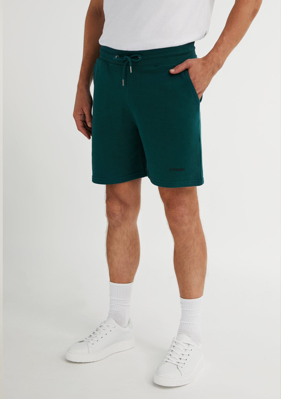 D.franklin Logo Jogger Shorts Glazed Green / Black Rebajas de fábrica