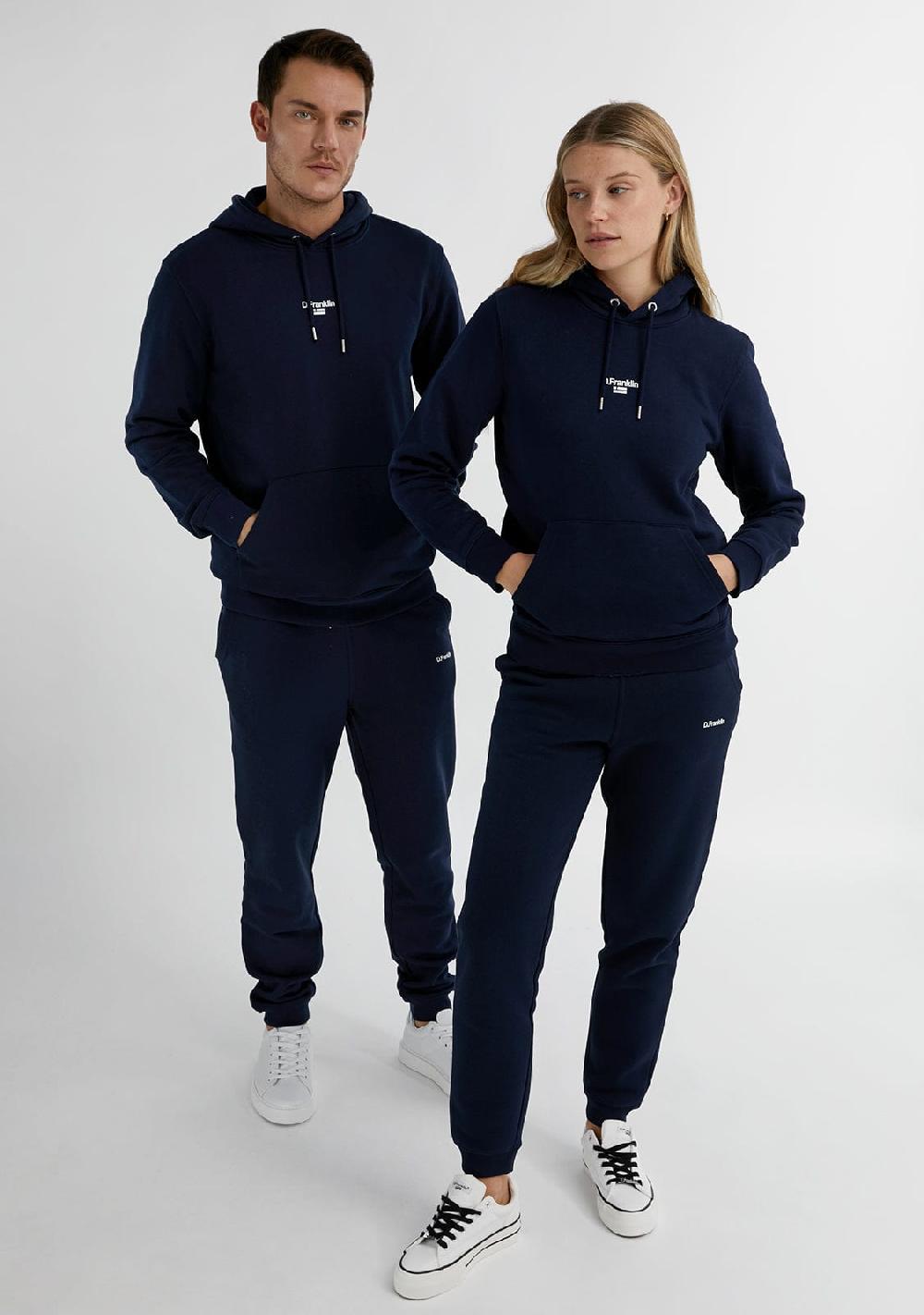 D.franklin Logo Jogger Navy / White Oferta especial