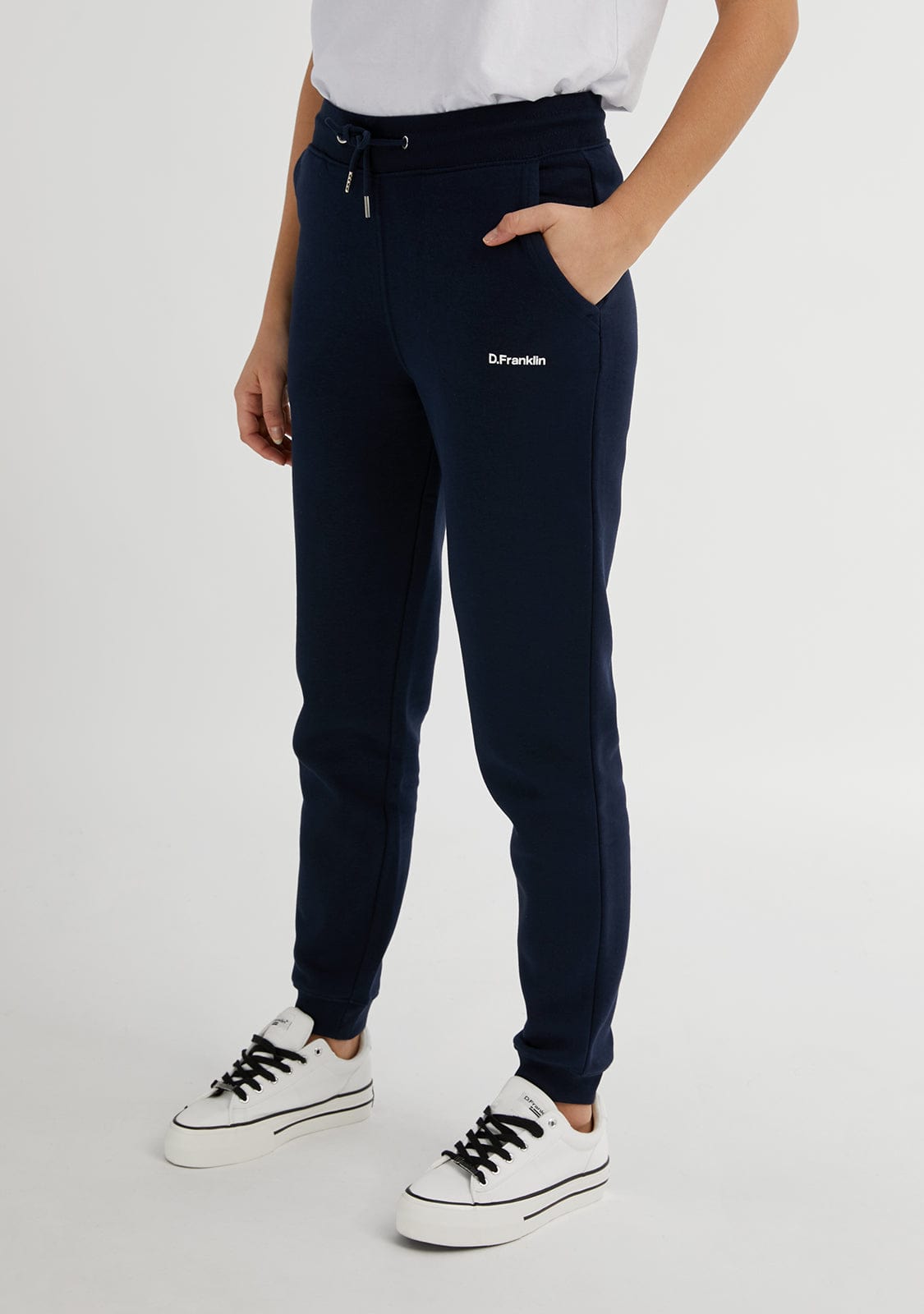 D.franklin Logo Jogger Navy / White Oferta especial