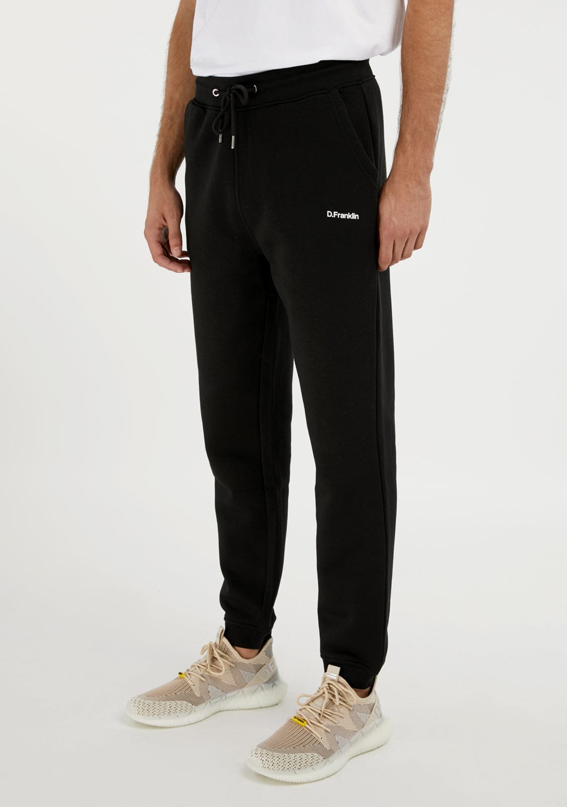 D.franklin Logo Jogger Black / White Últimos 3 días