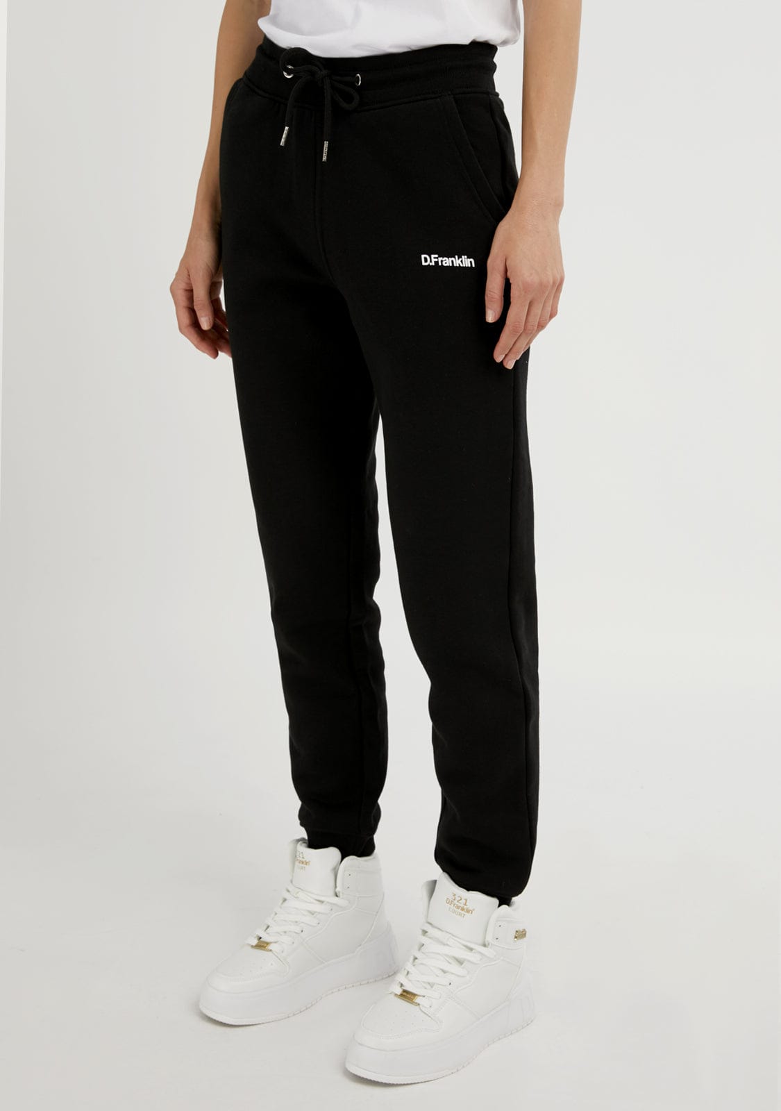 D.franklin Logo Jogger Black / White Últimos 3 días